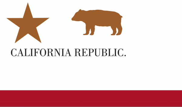 Original California flag