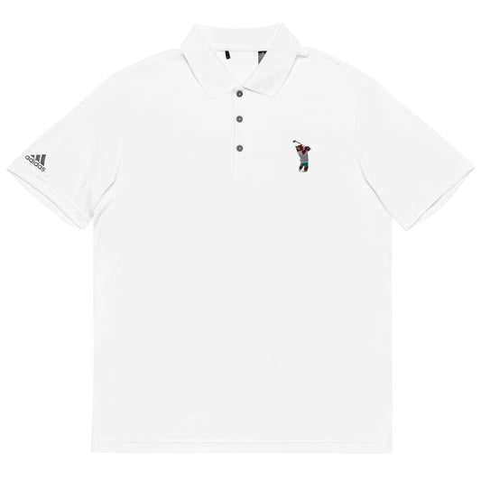 Grizzly Golfer Adidas performance polo shirt - CAFlags