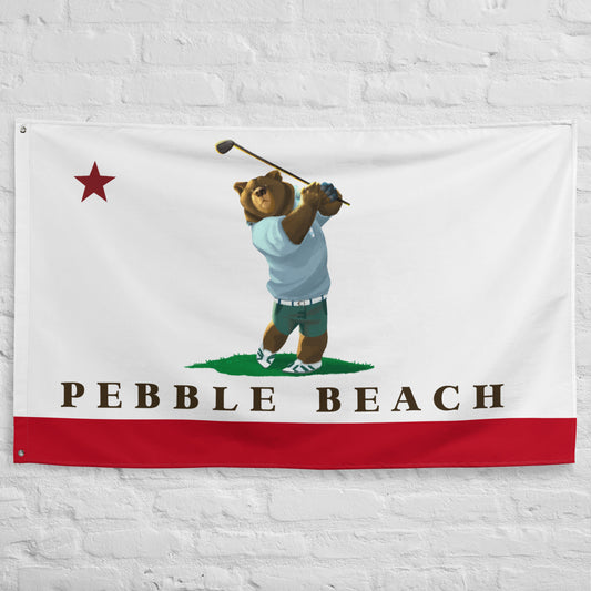 Pebble Beach Golf Flag