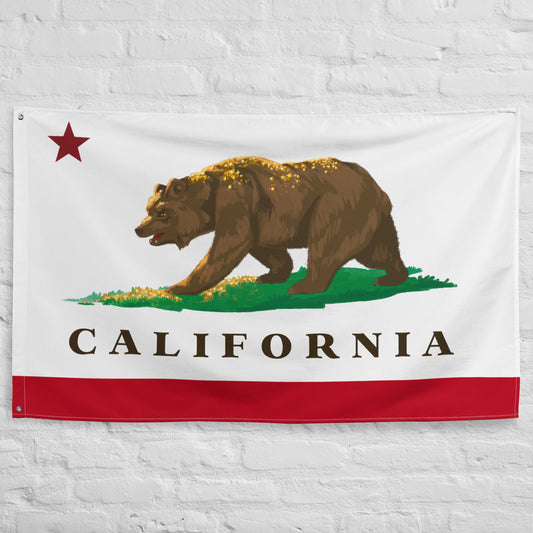 Golden California Flag
