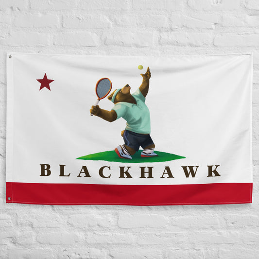 Blackhawk Tennis Flag