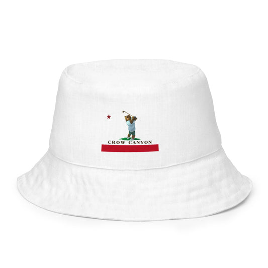 Crow Canyon Golf Reversible bucket hat - CAFlags