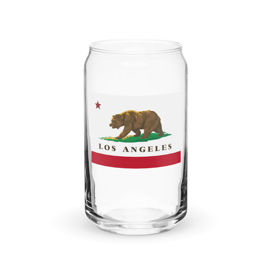 Los Angeles Can-shaped glass