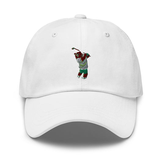 Golfing Grizzly Dad hat