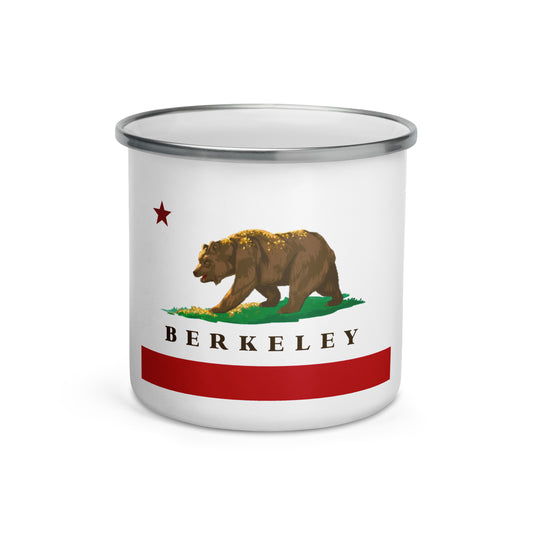 Berkeley CA Enamel Mug - CAFlags