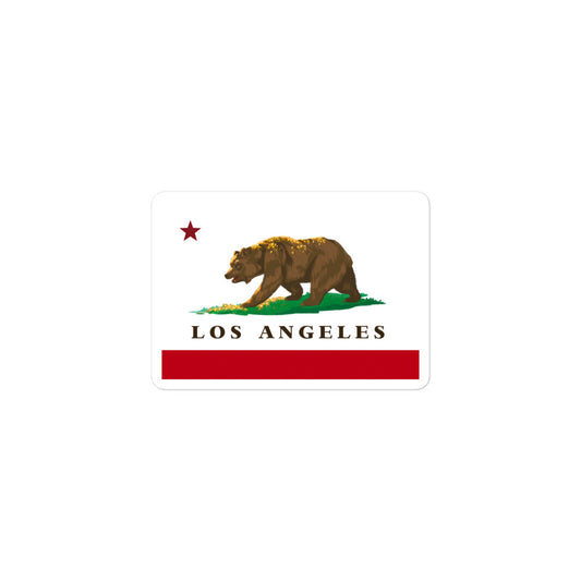 Los Angeles CA Flag Sticker - CAFlags