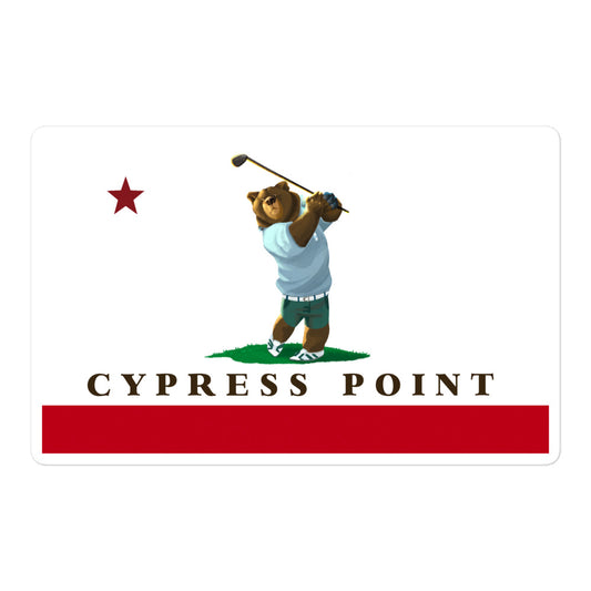 Cypress Point Golf Sticker