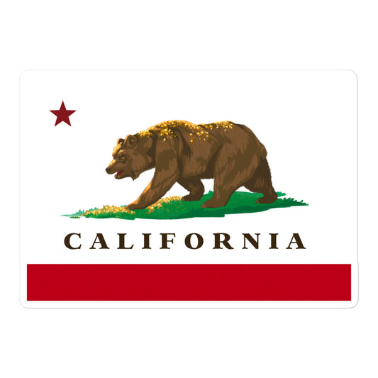 California Flag Sticker 