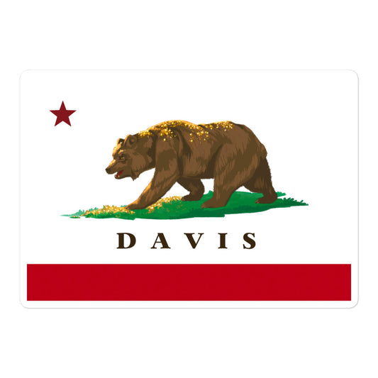 Davis CA Sticker