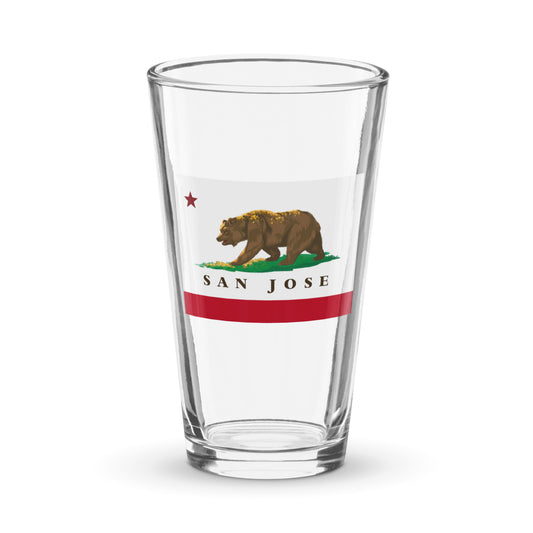 San Jose CA pint glass