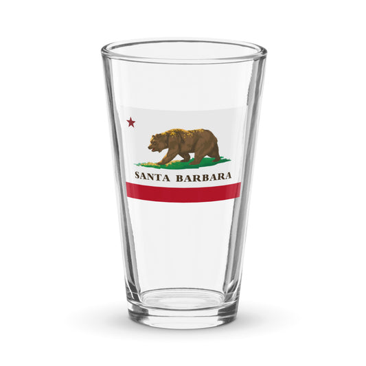 Santa Barbara pint glass