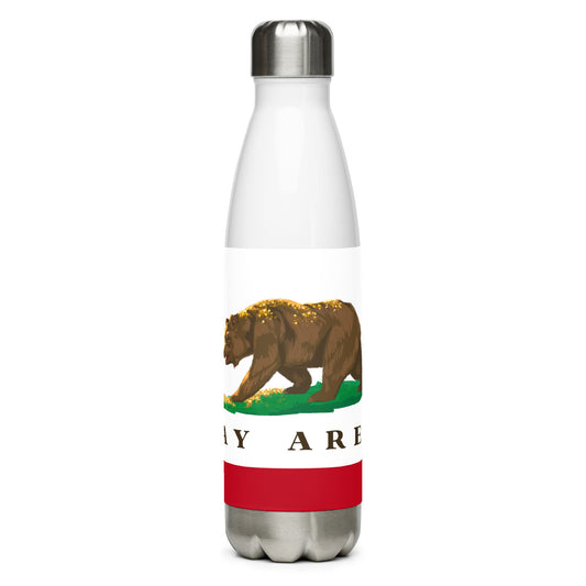 Bay Area Stainless steel water bottle - CAFlags