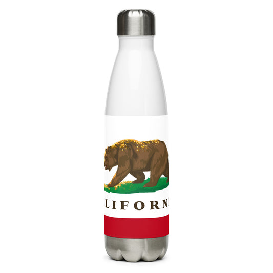 California Stainless steel water bottle - CAFlags