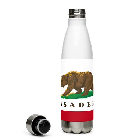 Pasadena CA Stainless steel water bottle - CAFlags