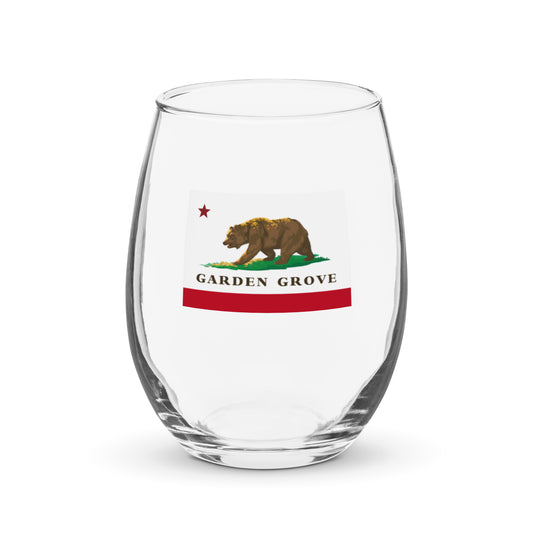 Garden Grove Stemless wine glass