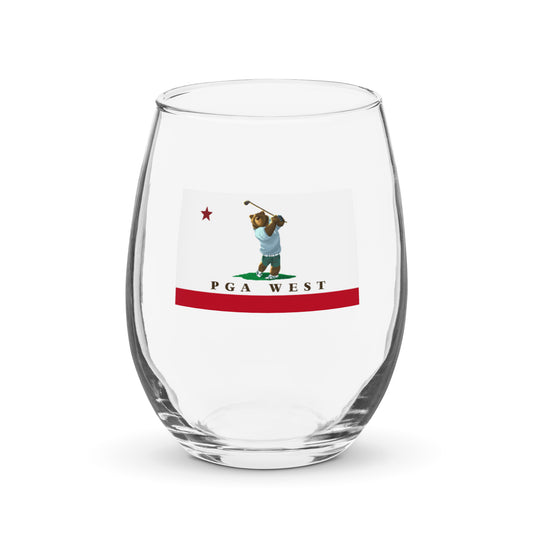 PGA West Stemless wine glass