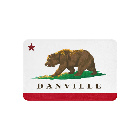Danville CA Flag Sherpa blanket - CAFlags