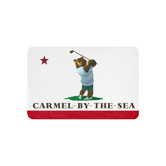 Carmel-by-the-Sea Golf Sherpa blanket