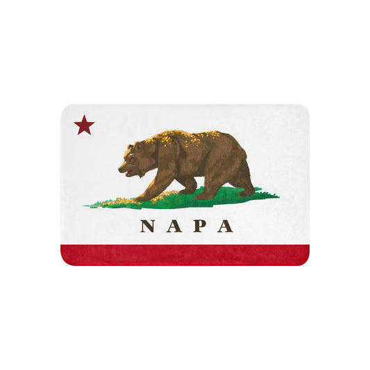 Napa CA Sherpa blanket - CAFlags