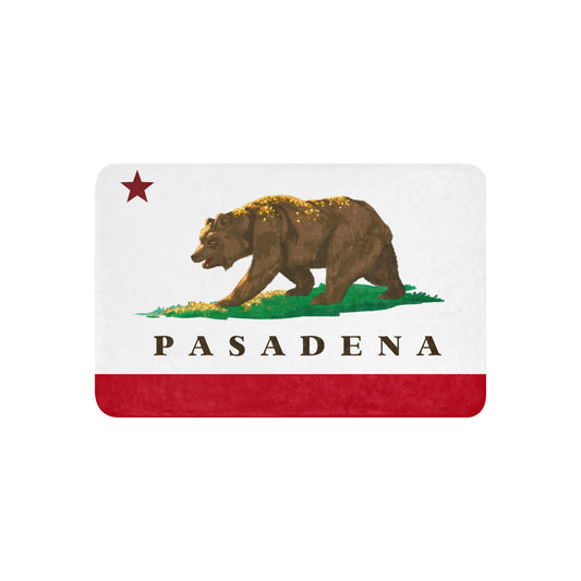 Pasadena CA Sherpa blanket - CAFlags