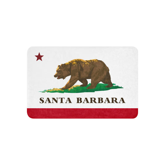 Santa Barbara Sherpa blanket