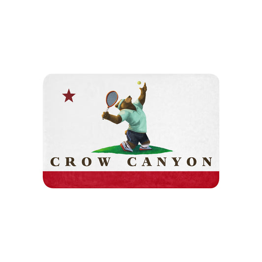 Crow Canyon Tennis Sherpa blanket