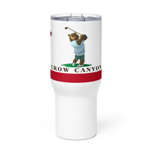 Crow Canyon Golf Travel mug with handle - CAFlags