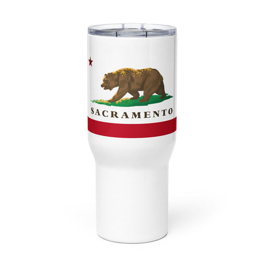 Sacramento CA Travel mug with handle