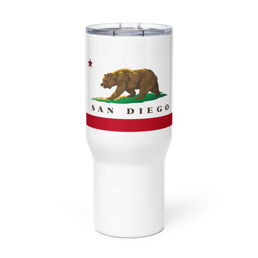 San Diego Travel mug with handle