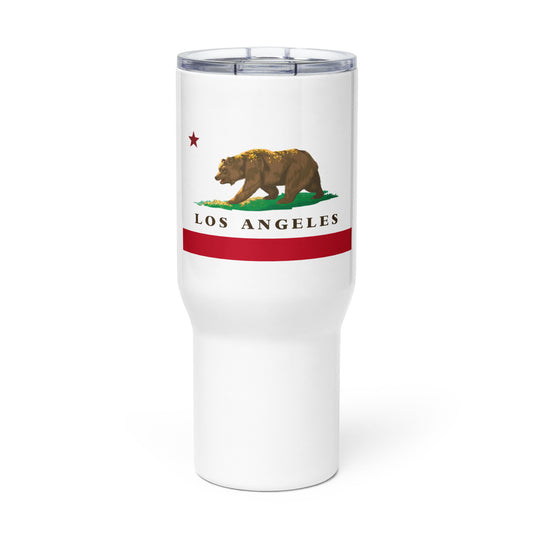 Los Angeles Travel mug with handle