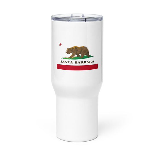 Santa Barbara Travel mug with handle