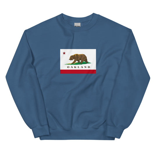 blue Oakland CA Sweatshirt