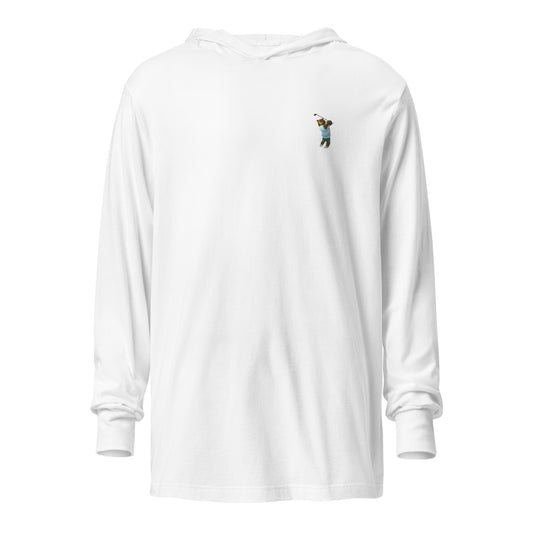 Golfing Grizzly Hooded long-sleeve tee - CAFlags