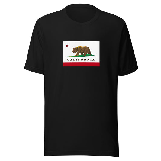 Black California Flag Shirt 